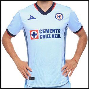 PIRMA Women's Cruz Azul Away Jersey 23/24 Size XL in Blue/Navy